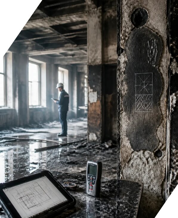 Обследование зданий после пожара в Таганроге от 15272 р. | ЭкспертизаРоссия