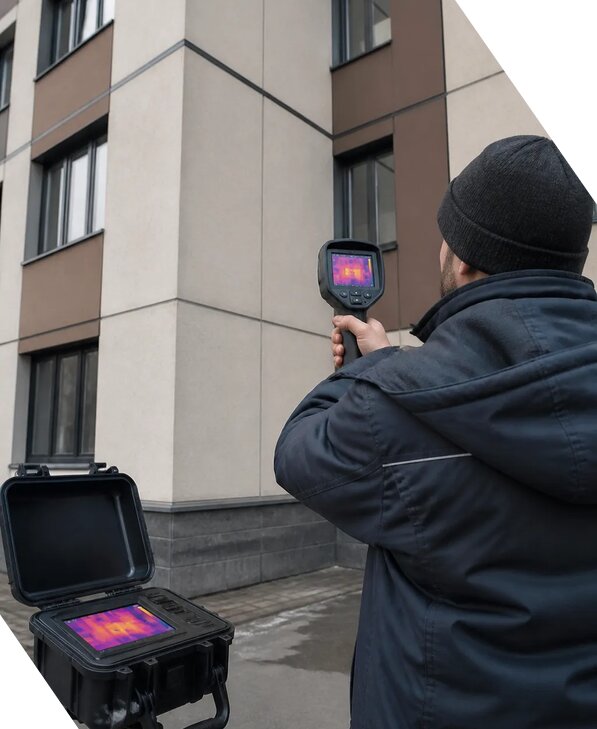 Тепловизионное обследование зданий и сооружений в Таганроге