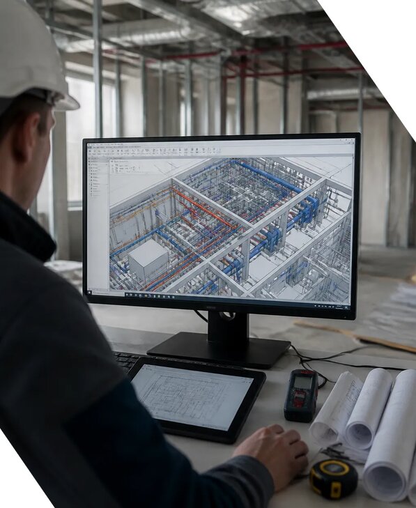 Создание BIM модели инженерных сетей для объектов в Таганроге